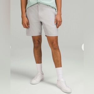 Lululemon Commission Classic-Fit Short 7" *Warpstreme, Seal Grey, Size 34